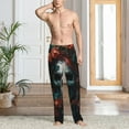 thumbnail image 6 of Fotbe Butterfly Flower Skull Men's Pajama Pants,Sleepwear Pants,Pj Bottoms Drawstring And Pockets-X-Large, 6 of 7