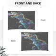 thumbnail image 2 of Susaid colorful flames dinosaur Print Makeup Mini Bags for Women Multi Color Cosmetics Bag Travel Toiletry Bag Pencil Pouch Blank Makeup Bags with Zipper, 2 of 7