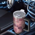 thumbnail image 6 of 40oz Pioneer Flower Floral Print Pattern Insulated Tumbler with Handle, BPA-Free Leak Proof Lid and Straws, Double Wall Vacuum, Hot 12h/Cold 34h, 6 of 6