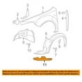 thumbnail image 3 of For 08-12 Malibu Front Splash Shield Inner Fender Air Deflector SET PAIR, 3 of 5