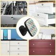 thumbnail image 5 of 4 Pcs Cabinet Handle Drawer Pulls Ice Cream Knobs with Screws Square Furniture Office Cabinet Knob Decoration, 5 of 7