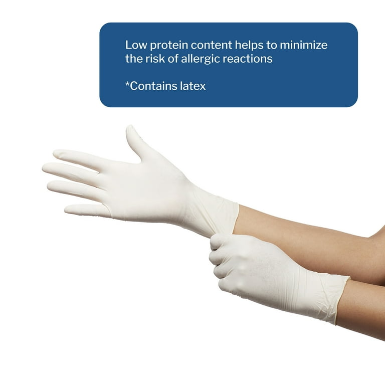 McKesson Confiderm CL Latex Exam Gloves, Powder-Free, Chlorinated