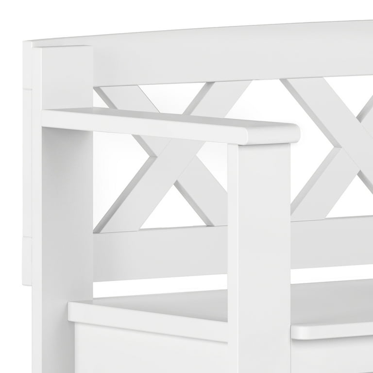 Amherst Solid Wood 36 inch Wide Transitional Entryway Storage