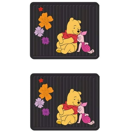 Rear Seat Utility Floor Mats Rubber Winnie The Pooh Paradise