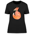 thumbnail image 1 of Watercolor Floral Forest Fox T-Shirt Women -Image by Shutterstock, Female Medium, 1 of 2