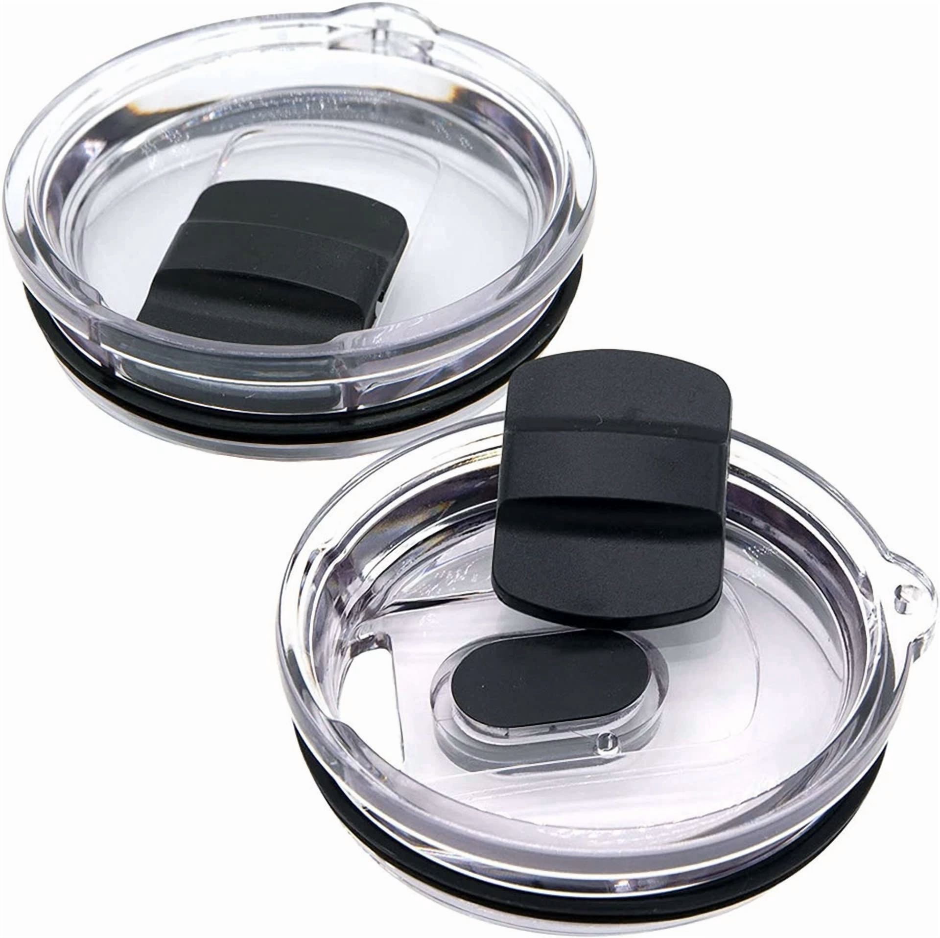 CIRCLE- 2X 30 Oz Splash Spill Proof Magnetic Slider Lid For Yeti Rambler Tumbler Cup