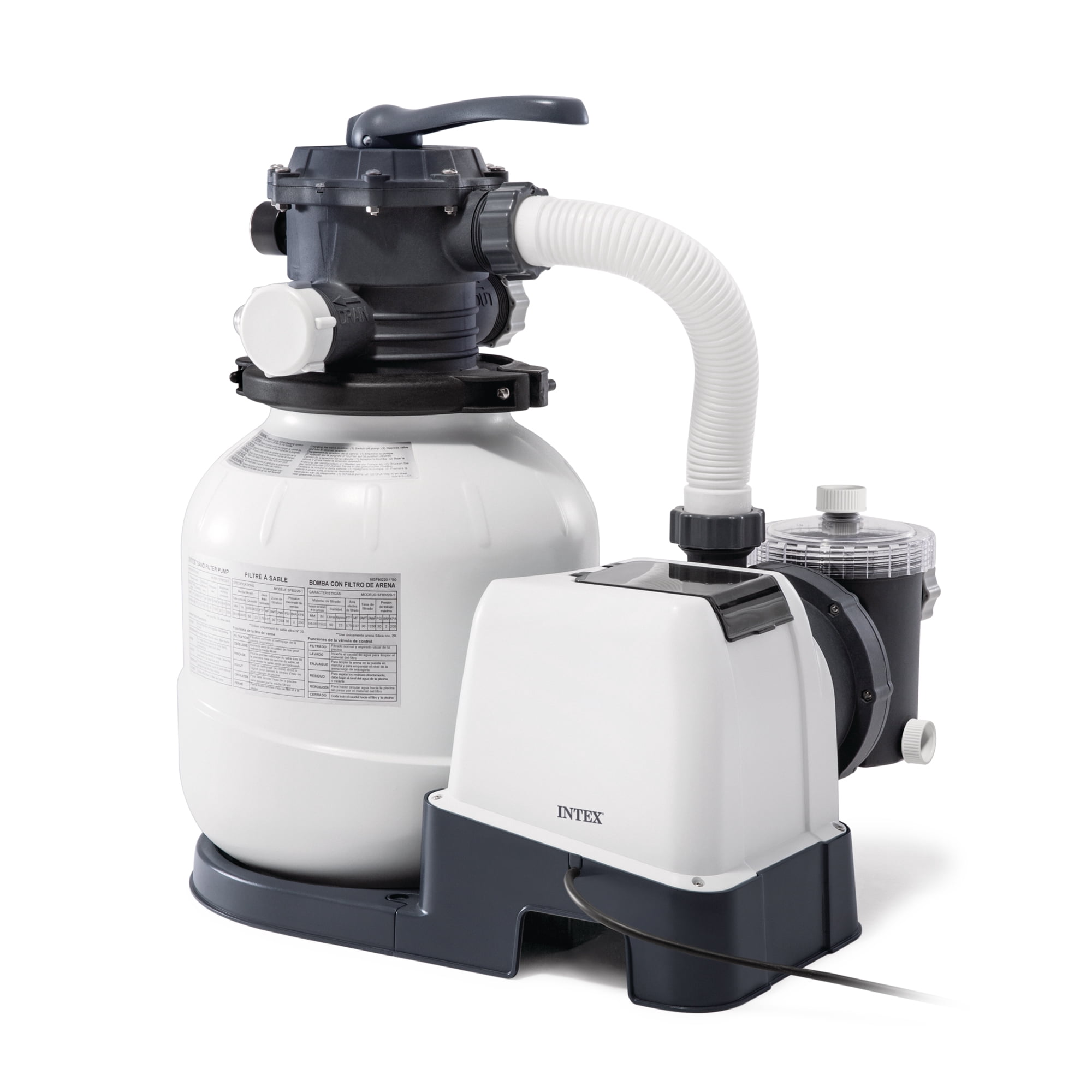 Intex, Auto Pool Cleaner, ZX100, Saltwater System & Sand Filter