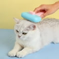 thumbnail image 4 of Cepillo de aseo para mascotas Herramienta universal inoxidable Limpieza azul Gloria Cepillo de pelo de autolimpieza, 4 of 9