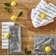 thumbnail image 2 of Juego de toallas de cocina KitchenAid Albany, paquete de 4, gris y blanco, 40 x 65 cm, 2 of 4