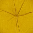 thumbnail image 3 of Parkland Collection Alena 24x24" Solid Cotton Floor Pillow in Yellow, 3 of 6