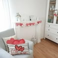 thumbnail image 2 of Valentines Day Pillow Cover 12x20 inch Farmhouse Valentines Day Decor for Home Love You More Decorative Throw Pillows Cushion Case for Sofa Couch, 2 of 6