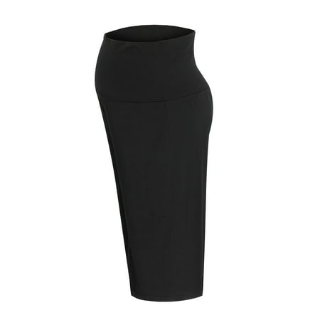 

asdoklhq Maternity Clothes for Women Clearance Women Maternity Cropped Trousers Over The Belly Pregnancy Clothes Wide Leg Pants