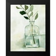 thumbnail image 2 of Caroline, Emma 12x14 Black Modern Framed Museum Art Print Titled - Eucalyptus Branch Still Life I, 2 of 5