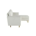 thumbnail image 2 of Studio Living Sanborn Sectional Sofa, Cream Fabric, 2 of 5