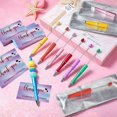 thumbnail image 3 of Kit de BolíGrafos con Cuentas de 100 Piezas, BolíGrafos con Cuentas de PláStico de Colores, Tarjetas de Agradecimiento de Papel de Aluminio una Granel para Oficina y Escuela, 3 of 5