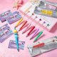 thumbnail image 3 of Kit de BolíGrafos con Cuentas de 100 Piezas, BolíGrafos con Cuentas de PláStico de Colores, Tarjetas de Agradecimiento de Papel de Aluminio una Granel para Oficina y Escuela, 3 of 5