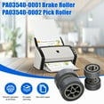 thumbnail image 4 of VIGOR- For Fujitsu Fi-6230Z Fi-6140 Fi-6140Z Fi-6240 Fi-6240Z Brake Roller+Pick Roller, 4 of 6