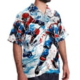 thumbnail image 2 of Ice Hockey Men's Short Sleeve Shirts with Spread Collar Tops, Casual Printed Poplin Shirt, Button Down Short Summer Beach Shirts - Unisex, 2 of 6