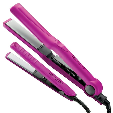 Flat Weave Heat Set - Revlon Straightening Ceramic Flat Iron Set, 1