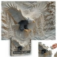 thumbnail image 2 of Carved Eagle 1000-Piece Puzzle, Challenging Family And Game, Thick Paper Construction For Durable Assembly, 2 of 7