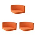 thumbnail image 1 of kurtrusly Trilateral Chair Covers Wide Application And Strong Elastic Chair Protection Made Easy Polyester Cover Chairs Decoration Orange 3Set, 1 of 6