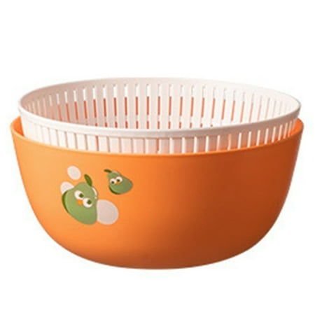 

Liveday Plastic Double-Layer Kitchen Drain Basket Multifunctional Filter Basket