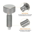 thumbnail image 4 of Uxcell 3pcs Spring Plunger M6x1 Thread Size Pin Dia.3mm Knurled Handle Lock Out Pin, 4 of 7