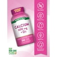 thumbnail image 3 of Calcium 600mg with Vitamin D3 | 250 Tablets | Vegetarian, Non-GMO & Gluten Free | by Nature's Truth, 3 of 7