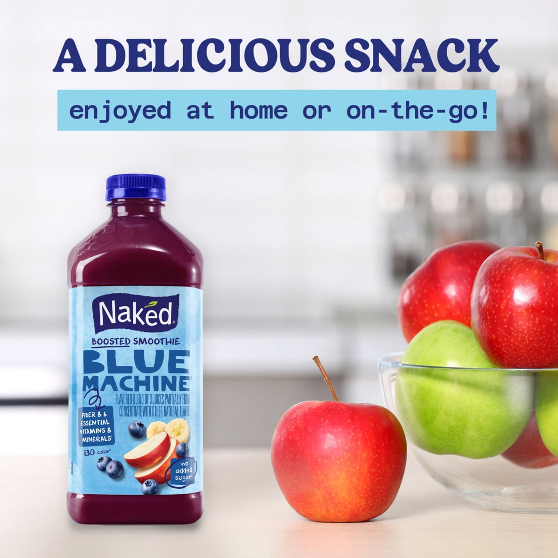 Naked Boosted Smoothie Blue Machine, 46 fl oz Bottle