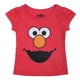 thumbnail image 2 of Camisa de Barrio Sésamo para niñas Camisetas para bebés y niños pequeños Elmo Shirt 2T (paquete de 3), 2 of 5