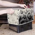 thumbnail image 2 of Yuyamidu Bat Spider Web 2 Slice Toaster Cover Stain Resistant Bread Maker Dust Cover Wide Slot Kitchen Small Appliance Protective Cover Anti Fingerprint Halloween Decor, 2 of 7