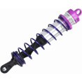 thumbnail image 1 of HUGFEGWE 4 Pcs Amortisseur avant et Arrière en Métal 1/8 pour Voiture RC, Pression Réglable, Ressort Assemblé pour Modèle de Voiture RC 1:8, Pièces de Rechange (Violet) CJB91-51935, 1 of 9