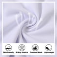 thumbnail image 4 of QPNGRP Men's 7" Athletic Basketball Shorts Workout Gym Quick Dry Shorts Lightweight Mesh Running Shorts White XL, 4 of 7