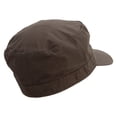 thumbnail image 4 of Artistic Europe Sunshine Icon Embroidered Big Size Cotton Fitted Military Cap - Olive 7-3-4, 4 of 5