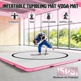 thumbnail image 3 of LEDMOMO Portable Inflatable Tumbling Mat Multi PVC for Gymnastics and Yoga Use, 3 of 8
