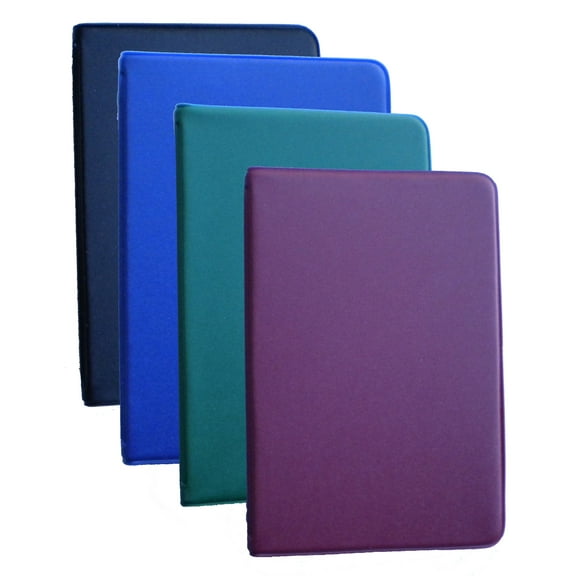 Mead (46000) Four Different Colored Mini 6-Ring Memo Books, Each Containing 3 x 5 inch Lined Paper