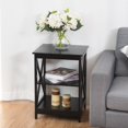 thumbnail image 4 of Costway 3-Tier Nightstand End Table Storage Display Shelf Living Room Furniture Black, 4 of 10