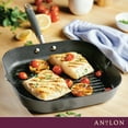 thumbnail image 4 of Anolon Advanced Home Hard-Anodized 11″ Nonstick Deep Square Grill Pan, 4 of 7