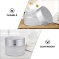 thumbnail image 4 of Monyance Glass Jars 8 Pcs Frosted Glass Cream Jars Sub-packing Cosmetics Containers Sample Jars(1.85X1.85X1.26Inches), 4 of 10