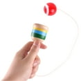 thumbnail image 2 of Gallickan Game with Ball Paddle Ball with String Cup and Ball Game Mini Wood Catch Ball Hand Eye Coordination Ball Catching Cup!, 2 of 7