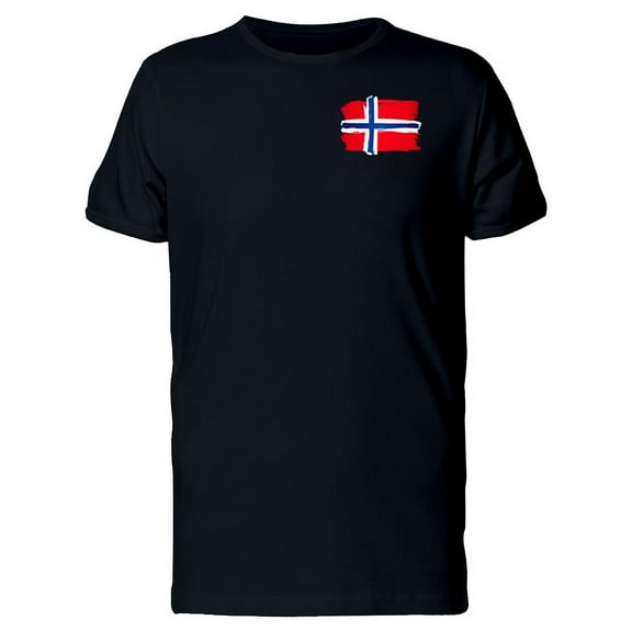 Grunge Pocket Flag Of Norway Tee Men's -Image by Shutterstock