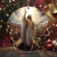 thumbnail image 3 of Adorno navideño 2024 • Colgante 3D de bendición de nacimiento • Decoración acrílica para coche • 8cm • Caja de regalo, 3 of 7