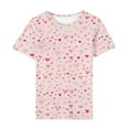 thumbnail image 4 of Soki T-Shirt Mode Décontracté Brillant pour Femmes Col Rond Manches Courtes, 4 of 4