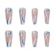 thumbnail image 4 of Uñas postizas, 24 unidades de uñas postizas, parches para decoración de uñas, productos de uñas para vestir, uñas postizas removibles tipo ataúd., 4 of 9