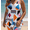Swimsuit No. 1, variant on Women's Plus Size Two Piece Tankini Swimsuit Set, V Neck Ruched Tummy Control Flowy Tank Top with Boyleg Full Coverage Swim Shorts, Modest Quick Dry Printed Bathing Suit for Curvy Figure, Summer Beac