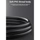 thumbnail image 1 of Cable de Conversión de Audio Digital A Analógico, Cable de Audio Coaxial SPDIF Digital A L/R Analógico y Estéreo de 3,5 mm, 1,5 Metros, 1 of 5
