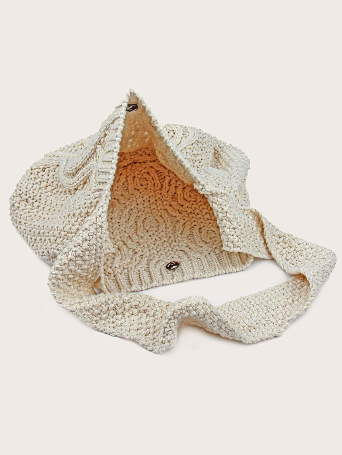 Women's Crochet Shoulder HandBags Hobo Knitted Tote Bag Shopping Bags