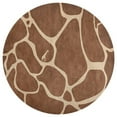 thumbnail image 3 of Giraffe Pattern (1) Round Area Rugs for Bedroom Living Room, 3FT Soft Comfy Indoor Circle Carpets, Carpet Home Decor Floor Mat, 3 of 6