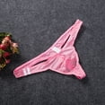 thumbnail image 5 of aturustex Men Simple Sexy Breathable Underwear Bikini Soft Cozy Skin-Friendly Low Rise Stretch Thong Underwear, 5 of 6