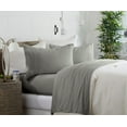 thumbnail image 6 of Full 4-Piece Sheet Set, Brooklyn Flat Cotton Blend Ultra Soft Jersey Knit Sheet Set By Royale Linens, 6 of 9